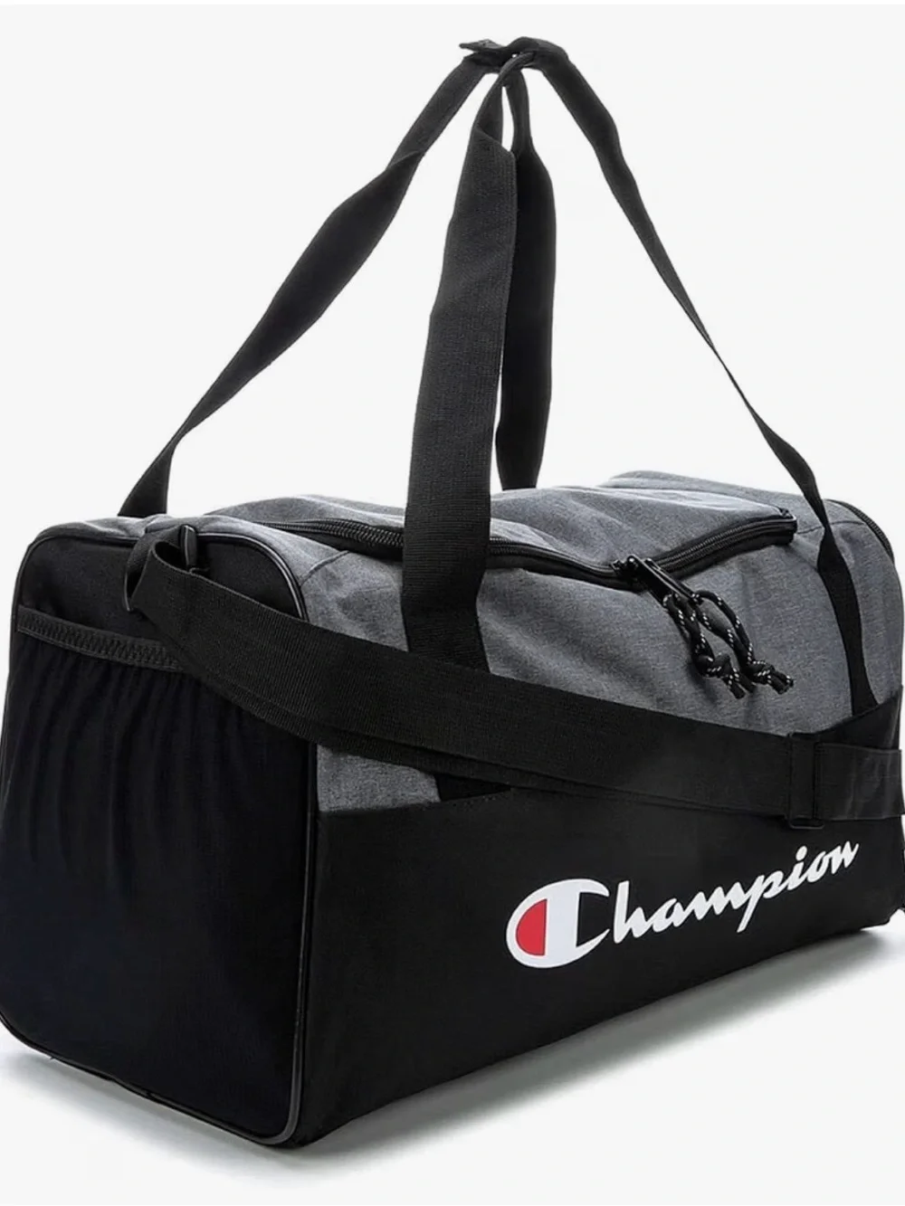 Champion Prologue Duffel Bag - Heather Grey & Black OS NWT